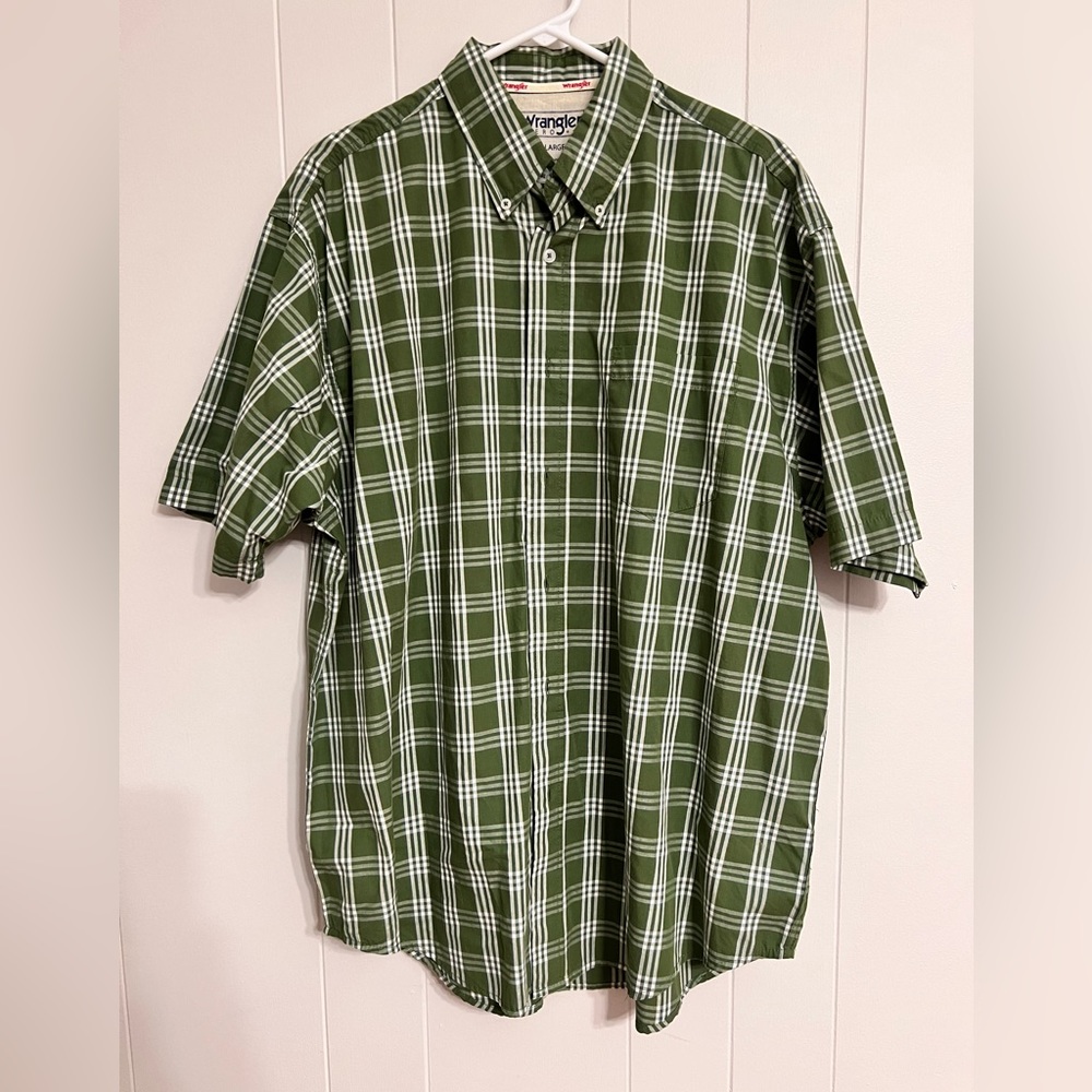 Wrangler‎ Shirt Sz XL Green